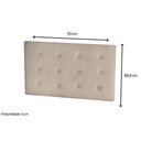 Ver imagem 2 de Multiuso de Quarto Bebê Kit Capitonê Courano P- Berço Maria Bege - Peroba