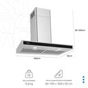Ver imagem 6 de Coifa Safira Parede Suggar Inox 60cm