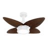 Ventilador de Teto Aspen LED Venti-delta 3000k Branco 4Pás Imbuia 220V - 2