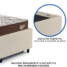 Bicama Box para Dois Colchões Solteiro 88x188 Corino Linho - 8
