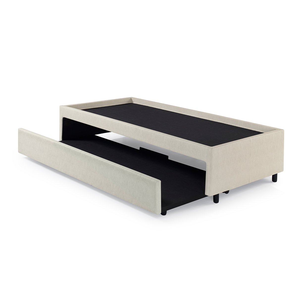 Bicama Box para Dois Colchões Solteiro 88x188 Corino Linho - 9