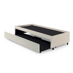 Bicama Box para Dois Colchões Solteiro 88x188 Corino Linho - 9