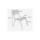 Ver imagem 5 de Cadeira Escolar Infantil Base Fixa Tamanho 4 Amarela Fnde