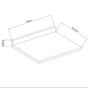 Ver imagem 2 de Tampo para Balcão 60 Cm Mdf Cozinha Modulada Cristal 25mm Cor:mineral