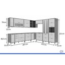 Ver imagem 3 de Cozinha Completa 12 Peças Eloise C591 Cinamomo/Off White MGM