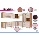 Ver imagem 5 de Cozinha Completa 12 Peças Eloise C591 Cinamomo/Off White MGM