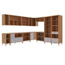 Ver imagem 4 de Cozinha Completa 12 Peças Eloise C591 Cinamomo/Off White MGM