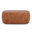 Ver imagem 3 de Conjunto 02 Puffs Decorativos Orgânicos Molly Couríssimo Caramelo - Desk Design Cor Caramelo