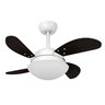 Ventilador de Teto Volare Branco Fosco Fly Mini Tabaco 127V - 1
