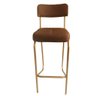 Banqueta Alta Cozinha Balcão Bistro Brenda Cobre Fabone - Fabrica 1 Móveis - 1