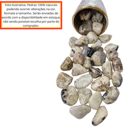 Pedra Jaspe Zebra 2 a 4 Cm Rolada 500 Gramas Natural - 3