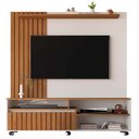 Ver imagem 2 de Estante Home para Tv até 60 Polegadas Havana 160cm Freijó com Offwhite - Rede Móveis