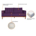 Ver imagem 5 de Sofá 2 Lugares Dubai Suede - Amarena Móveis Sofá 2 Lugares Sofás Roxo