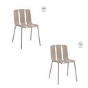Ver imagem 3 de Kit 2 Cadeiras Frisada Área Externa Proteção UV Linea Rivatti