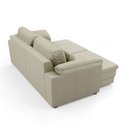 Ver mais imagens de Sofá Retrátil Elétrico Sala de Estar Nolan Bipartido 175cm Conforto Premium em Couro OffWhite G58 -