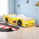 Ver imagem 1 de Cama Solteiro Infantil Carro Kaboom Stylo MDF Amarelo Casah