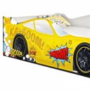 Ver imagem 3 de Cama Solteiro Infantil Carro Kaboom Stylo MDF Amarelo Casah