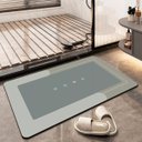 Ver imagem 1 de Tapete Mágico Ultra Absorvente Antiderrapante Banheiro VERDE