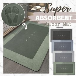 Tapete Mágico Ultra Absorvente Antiderrapante Banheiro VERDE - 2