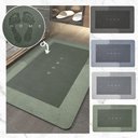 Ver imagem 3 de Tapete Mágico Ultra Absorvente Antiderrapante Banheiro VERDE