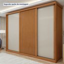 Ver imagem 6 de Guarda Roupa 3 Portas 6 Gavetas 6 Prateleiras 100% MDF Ollie Yescasa