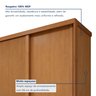 Guarda Roupa  Ollie 3 Portas 6 Gavetas 6 Prateleiras 100% MDF - 19