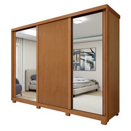 Guarda Roupa  Ollie 3 Portas 6 Prateleira 6 Gavetas 100% MDF com Pés  - 3