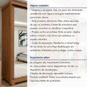 Ver imagem 6 de Guarda-Roupa Casal 3 Portas 6 Gavetas com Pés MDF 274cm Ollie Yescasa Marrom Amêndoa Clean/Off White
