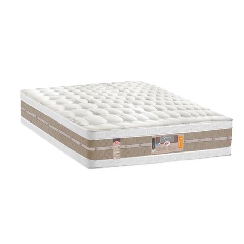 Colchão Queen Castor Molas Pocket Ensacadas Silver Star Air Double Face Euro Pillow (158x198x34) - 