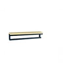 Ver imagem 3 de Suporte Toalheiro P/ Toalha de Banho Prateleira Parede 60cm 10x12x60cm Preto