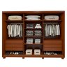 Guarda Roupa  Ollie 3 Portas 6 Prateleira 6 Gavetas 100% MDF com Pés  - 5