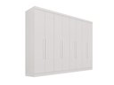 Ver imagem 2 de Guarda-Roupa Casal 8 Portas 241cm Multimóveis Branco