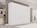 Ver imagem 1 de Guarda-Roupa Casal 8 Portas 241cm Multimóveis Branco