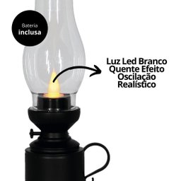 Kit 2 Lamparinas Eletrônica Decorativa Vela Led Branco Quente 18cm - Magizi - 3 Kit 2 Lamparinas Eletrônica Decorativa Vela Led Branco Quente 18cm - Magizi - 3