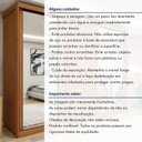 Ver imagem 6 de Guarda-Roupa Casal 3 Portas 6 Gavetas com Espelho MDF 274cm Ollie Marrom Amêndoa Clean/Off White