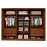 Guarda Roupa  Ollie 3 Portas 6 Prateleiras 6 Gavetas 100% MDF - 5