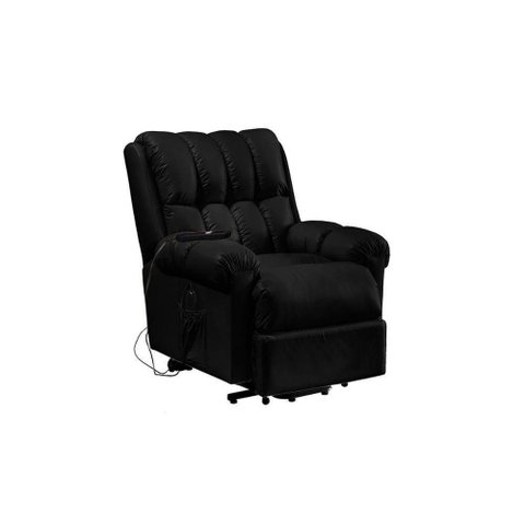 Poltrona Reclinável Motorizada P- Sala Texas Fantastic Zero Wall C- Lift Courano Preto - Probel