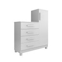 Ver imagem 4 de Cômoda Sapateira Versátil Branca