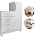 Ver imagem 6 de Cômoda Sapateira Versátil Branca