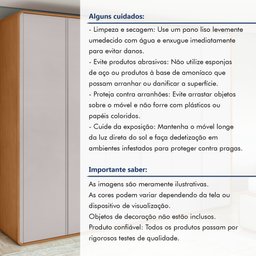 Guarda-roupa Casal Loop 6 Portas 100% MDF - 13
