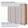Guarda-roupa Casal Loop 6 Portas 100% MDF - 5