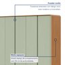 Guarda-roupa Casal Loop 6 Portas 100% MDF - 2