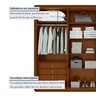 Guarda-roupa Casal Loop 6 Portas 100% MDF - 4