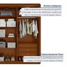 Guarda-roupa Casal Loop 6 Portas 100% MDF - 8