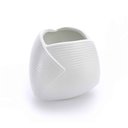 Ver imagem 3 de Vaso Decorativo Dobradura Branco em Cerâmica 16,5x17,5cm - D’Rossi