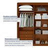 Guarda-roupa Casal Loop 6 Portas 100% MDF - 6