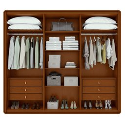 Guarda-roupa Casal Loop 6 Portas 100% MDF - 14