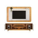 Ver imagem 4 de Rack c/Painel p/ TV 70 pol Ector 220cm Off White DJ Móveis