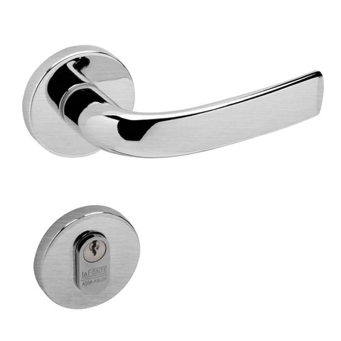 Conjunto Fechadura 235 La Fonte Externa Cromado Acetinado