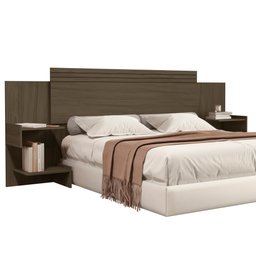 Cabeceira Aurora para Cama Box Casal/queen 140/160cm com Mesa de Cabeceira de Mdf - 4